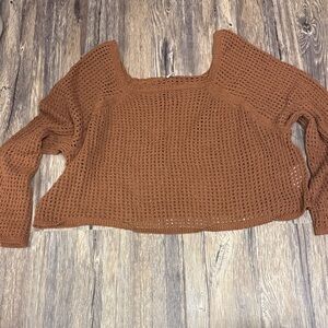 Old Navy Women's Rust Knit Sweater